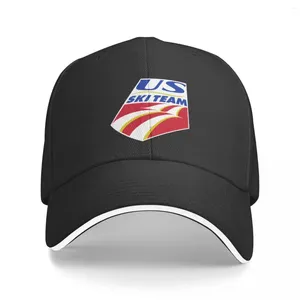 Boll Caps Us Ski Team USA Logo United States Baseball Cap Hat Birthday Man Fluffy Men's Hats Kvinnor