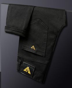 Prue Siyah Erkekler Kot İnce Elastik İtalya Kartal Marka Sonbahar Moda İş Pantolonları Erkek Klasik Pamuk Kot Pantolon 2103205753658