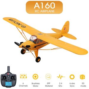 XK A160 RC Airplane 2 4GHz 6CH EPP Foam Brushless Motor Plane 3D 6G System Outdoor Fiexd Toys for Children Gift 231221