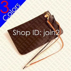 Designer Shopping Bag REMOVABLE ZIPPED POUCH ZIPPERED CLUTCH Women Mini Pochette Accessoires Cle Phone Bag Charm Toiletry Pouch Wa264q