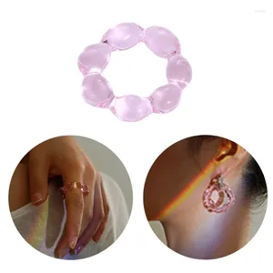 Anéis de cluster esmalte artesanal frisado dedo para mulheres meninas jóias estéticas presente moda diy colar acessórios