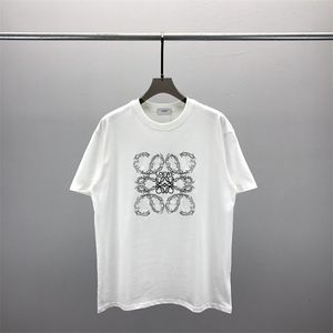 Designerska koszulka T-shirt mms T-koszulka z monogramem nadrukiem krótkie rękawa na sprzedaż luksusowe męskie odzież Hip Hop Asian Size 160
