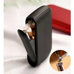 Capa de couro mais leve One Men Men USB Electric Set Tungstênio Bobina de Plasma Arco Electronic Gadgets