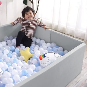 Skum boll pit lekplats baby torr pool med inomhus lekpen hav boll bärbara mjuka barn födelsedagspresenter för barn