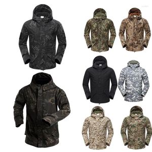 Chaquetas de caza deportes al aire libre abrigo de tiro en el bosque ropa de combate táctico chaqueta de camuflaje G8 invierno