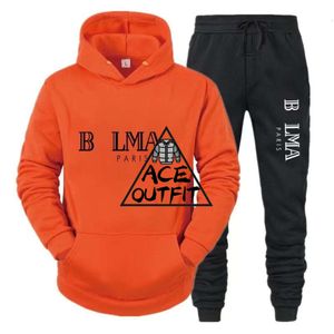 24 Herr- och kvinnors Tracksuits Designer Sweatshirt Suit Mens Set Pure Cotton Fashion Hoodie Trousers Sweatshirt Sportwear Samma kläder för älskare M-3XL