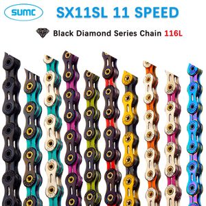 SUMC SX11SL 11 SPEED BICYCLE ChAIN 116L с Masslink 11V MountainBikeroad Bike Diamond Part Original Box 231221