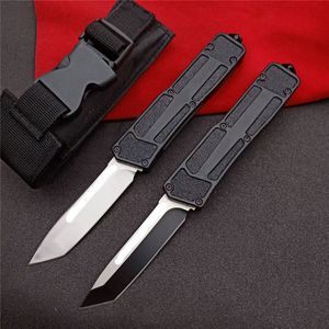 MICRO TECH Scarab OTF AUTO Knife 440C Blade, Aviation Aluminum+Steel grit Handles,camping outdoor EDC Pocket Knives UT85 UT88 BM 3300 3400 4600