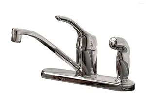 Badezimmer-Waschtischarmaturen Moen Adler CA87554C Küchenarmatur 1-Wasserhahn-Griff 0,01 Zoll H Auslauf Edelstahl Chrom