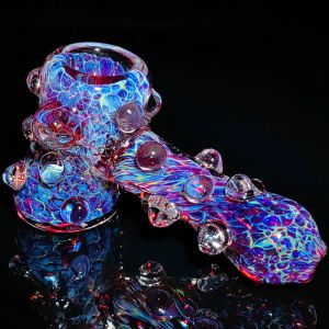 China Long Glass Smoking Pipe Tobaccos Mini Tobacco Glass Hammer Pipe Smoking Bowl Herbal Smoke For Smoking ZZ