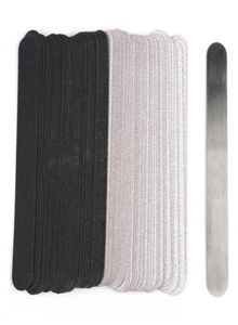 ToolsNail Straight Replacement Nail File 100180240 10st Greyblack avtagbar med rostfritt stålhandtag Metall Slip Files2310757