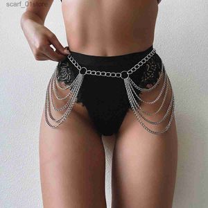 Taillenkettengürtel Metall Taillenkettengürtel ltilayer Sexy Bauchketten Bikinikleid Sommer Strandmode Bo JewelryL231221