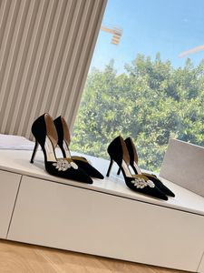 кожаные женские туфли на высоком каблуке-шпильке; роскошные дизайнерские новые летние сандалии с металлической пряжкой; туфли для вечеринок; свадебные туфли на высоком каблуке.