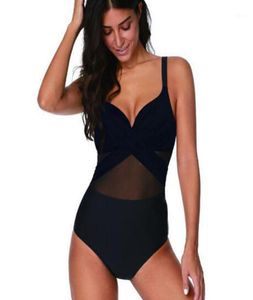 Sexy Swimsuit Woman039S Biquíni Grande Tamanho Push Push High Onepiece Swimsuit Beach Peitos grandes PLUSTES TAMANHAS ONEPIDA17052544