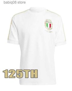 Hayranlar Tees Italia hayranları oyuncu 23 24 25 Bonucci Futbol Formaları Insigne Verratti Erkek Çocuklar Futbol Gömlekleri Chiesa Barella Chiellini Pellegrini Italys 125.