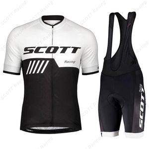 Pro Bike Team Scott Cycling Jersey Cycle Clothing Road Bike Shirt Sportkläder Ropa Ciclismo Bicicletas Maillot Bib Shorts290b