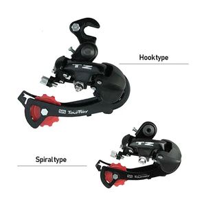 Mountain Bike TZ50 Rear Dial Eye Bicycle Accessorie Derailleur 6 7 Speed MTB Transmission 231221