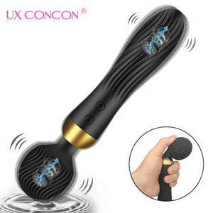 Massager Sex Toy Massager 18 Hastigheter Kraftfull Dildo Vibrator AV Magic Wand Gspot Massager Toys For Women Couples Clitoris Stimulera varor a