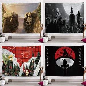 Tapestries Anime Kawaii Room Decor Wall Cloth Background Hippie Aesthetic Tapestry Chambre Decoration Mural Large Beach Towels