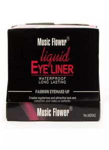 Wholle2017 Lineer Delineador Music Flower 24pcs Profesjonalny kolor makijaż makijaż kolorowy płynny eyeliner 6 kolorów Waterproo4022198