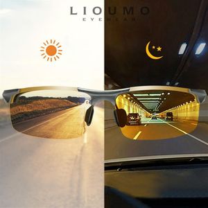 Top anti-Glare Day Night Gula para Men Men Men Polarized Sunglasses