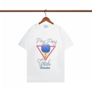 Maglietta da uomo Lettera orso stampa Casabl anca Maglietta di design High Street Cotton Top Tees moda Uomo Donna Casual T-shirt Streetwear