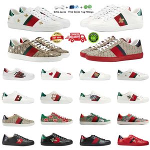 10 giorni consegnati scarpe casual api designer assi sneakers scarpe da donna a bassa donna vera strisce da ricamo serpente in pelle sneaker da uomo classico 35-46