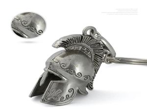 Hooks Rails Spartan Roman Helmet Warrior Greek Gladiator Alloy Keychain Jewelry Charm Keyring Party Birthday Gift For Men Fashio2504730