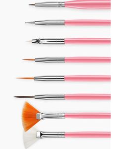 Nail Brush 15 Pcs Nail Art Acrylic UV Gel Design Brush Set Painting Pen Tips Tools kit3543974