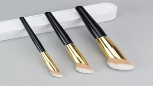 Makeup Tools 3Pcs PAT MCGRATH LABS Fetish Sublime Perfection Highlighting Foundation Brushes Unique Face Contour Cosmetics Beauty 1529278