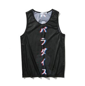 9 Styles Yaz Top 3d Baskı Tank Üst Mensleeveless Tank Vücut İnşa Erkek Fitness Faniller Plaj Regatas Maskulino7557086