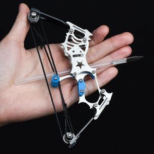 Tools Outdoor Indoor Mini Composite Bow and Arrow Lefthanded Shooting Universal Target Paper Arrow Novice Interactive Package