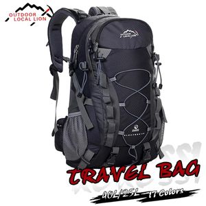 Pacotes 1 Pcs Saco de Desporto Ao Ar Livre LEÃO LOCAL 40L Mochilas Saco de Viagem Homens Mochila À Prova D 'Água Mochila