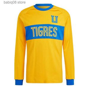 Fans Tops Tees 2023 2024 Tigres de la UANL GIGNAC Mens Soccer Jerseys N. IBANEZ L. QUINONES VIGON Long Home Commemorative Edition Football Shirts Short Sleeve Uniforms