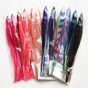 octopus lures fishing lure fishing tackle sea trolling baits soft bait big game fishing lures 9-9 5inch color mixed high quality258w