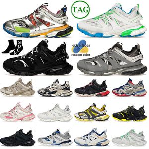 Designer Brand Dress Shoes Women Tracks 3 3.0 Tess.S. Gomma version klumpig trippel vit nylon tryckt och män plattform sneakers mens tränare skor