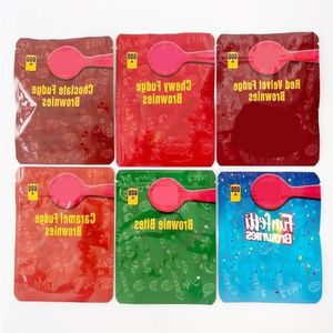 Infused Sn Ack Pop Coated Popcorn Edible Packaging Påsar Tomma Znickerz Twiz Bar 600 mg Stand Up Lukt Proof Package Mylar Bag BGKMI