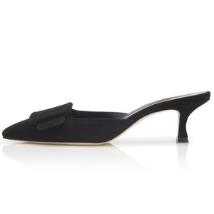 Słynne letnie kobiety sandały maysale 50 mm pompki czarne beżowe burgundowe zamszowe kottkę obcasy Włochy luksusowe luksusowe slingback sandałowy pudełko sandałowe pudełko EU 35-43