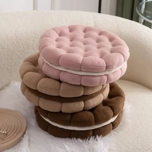 Ins Sand Biscuit Sofa Cushion Soft Comfortable Thick Seat Living Room Bedroom Home Decor Throw Pillow Back Cushions 231221