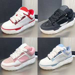 Designer MA-1 Casual Shoes Platform Couple Bread Shoes Men Women Leather Sneakers Stitching Low Top Lace-up Trainers 503