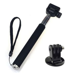 3 Renkli Mini Selfie Stick Gopro Kahraman Kamerası için Adaptörlü Alüminyum El Taşınır Monopod 3 4 5 6 iPhone Samsung Xiaomi 3825047