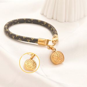 Bracciale con ciondolo di marca di design classico alla moda GG per regalo di gioielli per uomini e donne