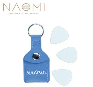 Naomi Guitar Picks Faux Leather Key Chain Style Bass Guitar Picks Plectrums Bag Holder Case Bottle Type 3 Guitar Picks5348790