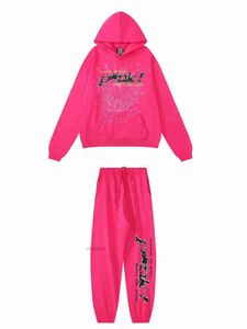 SP5der Graphic Hoodie Designer Men Stampa in schiuma Spider Web Pink Festhirts 555555 Women Y2K Pullover S-2xl Mens Hoodies 01 9tk6