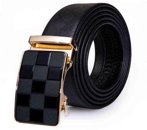 NEW Luxury Genuine Leather Men039s Belt for Men 2020 Fashion Designer Buckle Belt Automatic Ratchet Waist Belt Black Jeans Stra1619911