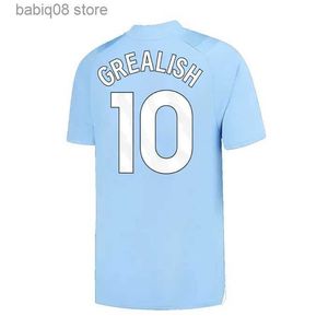 Fans toppar Tees 23 24 Haaland Soccer Jerseys Mans Cities Final Istanbul Kit Mahrez Grealish de Bruyne Foden Football Shirt Kids 2023 2024 Jalvarez Mancheste New Year Un