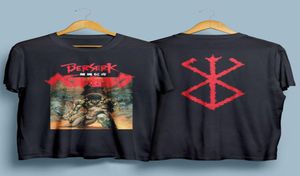 Berserk Japan Anime Manga Series T Shirt Men Men Dwie boki Bawełny prezent TEE USA Rozmiar S3XL3221901