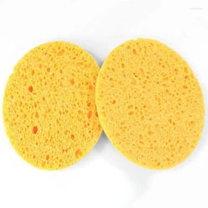 Makeup Sponges 50/Mjuk svamp ansiktsrengöring Borttagning Bomull Face Tvätt Puffborste hudvårdsverktyg för grossist