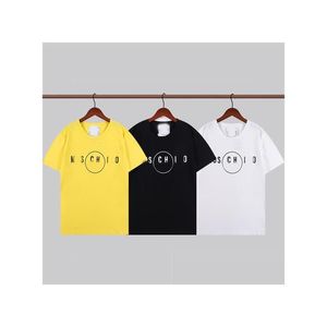 Mulheres T-shirt Verão Moda Mulheres Tees Amarelo Designers Urso Camisetas para Homens Luxurys Carta Tops Roupas de Manga Curta Tshirt Dr Dhlcl