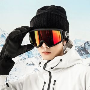 Equipamento de proteção de esqui de inverno UV400 Anti-nevoeiro Pochromic Polarized Safety Snowboard Snow Ski Goggles Snowboard Acessórios 231220